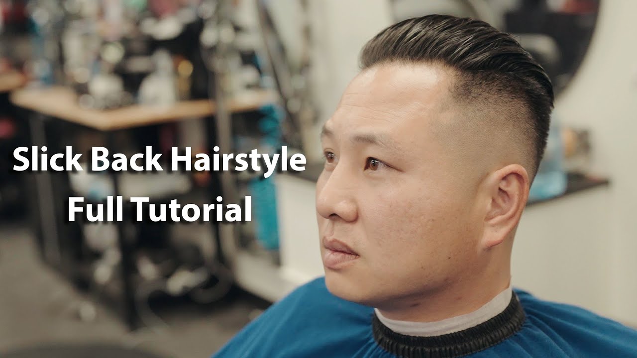 SLICKED BACK  HAIRCUT MENU - NEVERSAYCUTZ