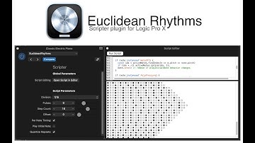 Euclidean Rhythms in Logic Pro X Scripter