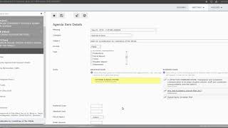 Workflow Approval for allowing others to Submit Agenda Item Requests or Add content to Agenda Items