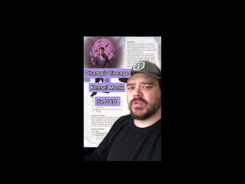 Dhampir Kensei Monk 5e D D Short