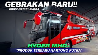 BUS MEDIUM TERBARU 2023‼️ JULUKAN HYDER MHD PRODUK HARTONO PUTRA | ISUZU NQR 71 EURO4