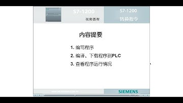 西门子PLC S7 1200 跟我学 第23课 转换指令