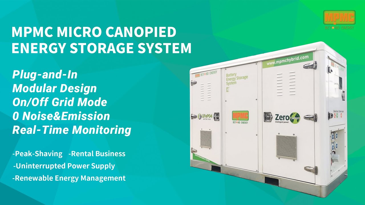 MPMC Micro Canopied Battery Energy Storage System