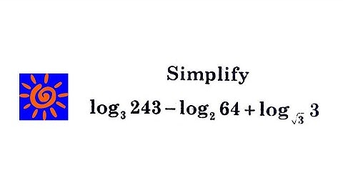Logarithm - NCERT, ISC, ICSE, CBSE, CA, GCSE, IB, IGCSE, CA - Example #52