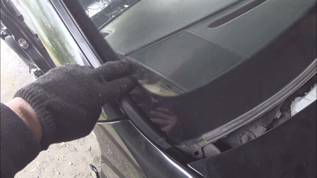 Как снять стекло туарег Замена водительского стеклоподъёмника Volkswagen Touareg (1G), 3 л, 2007 года