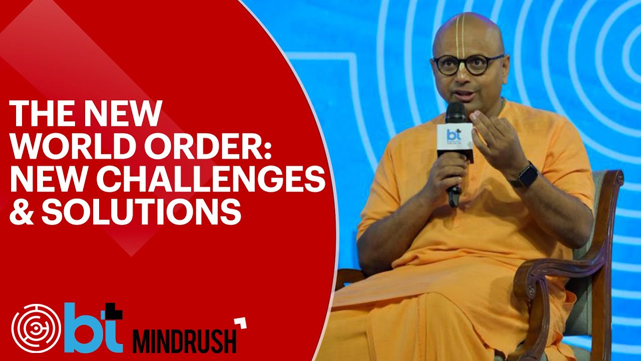 In conversation with Swami Gaur Gopal Das Personal Coach Monk Author at BTMindrush2023