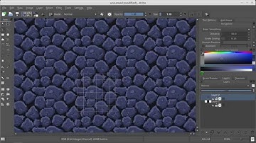 Seamless stone texture using Krita
