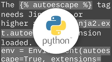 problem with jinja2 autoescape in google app engine webapp