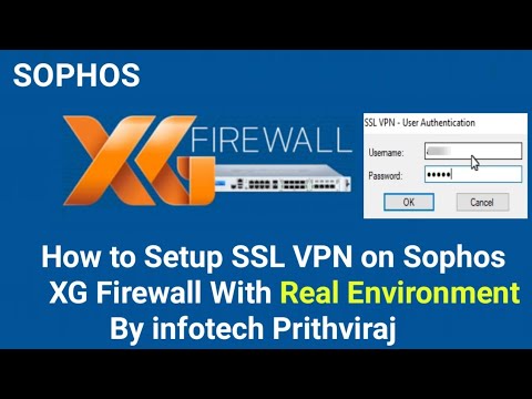 How to Setup SSL VPN on Sophos XG Firewall With Real Environment | Complete Training Video