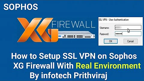 How to Setup SSL VPN on Sophos XG Firewall With Real Environment | Complete Training Video