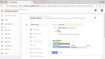 21. How to Set Up Custom Alerts For Traffic Spikes Drops