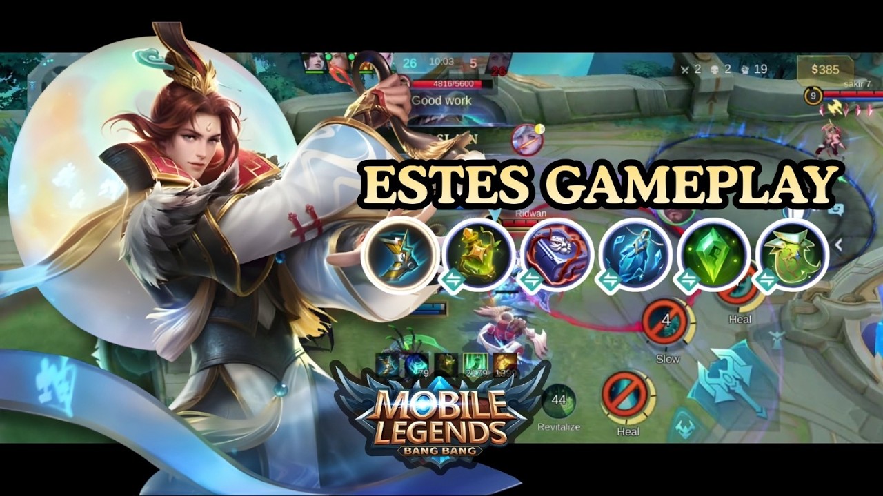 Estes Insane Healing! Unkillable Teamfight — Mobile Legends ✨💚