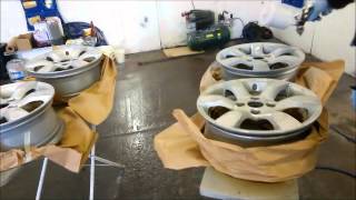 покраска литых дисков / Видео