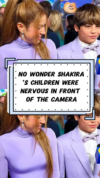 No wonder Shakira’s children were nervous. -1 #shorts#shakira#celebrity#actor