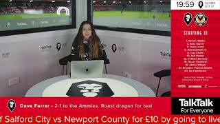 MATCHDAY LIVE | Half-time show | Newport County (H) | #WeAreSalford