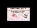 Odisha Geography Top 30 Question