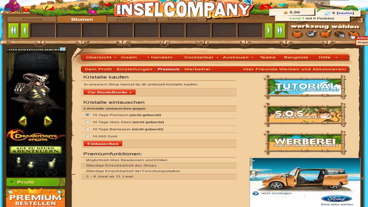 Inselcompany - BrowserGames.fm