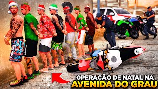 GTA V: VIDA DO CRIME | DEU RUIM!😰A TROPA TODA FOI PARADA PELA POLICIA NO BOLOLÔ DE NATAL!! | EP#108