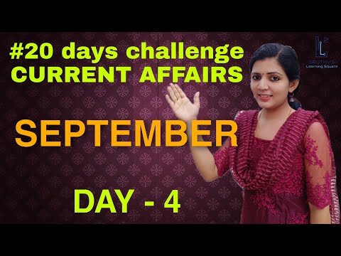 Current Affairs 2020||LDC|| LGS|| SI|| CURRENT AFFAIRS || SEPTEMBER DAY-4