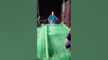 Guardrail net coating process #smartwork #goodtools
