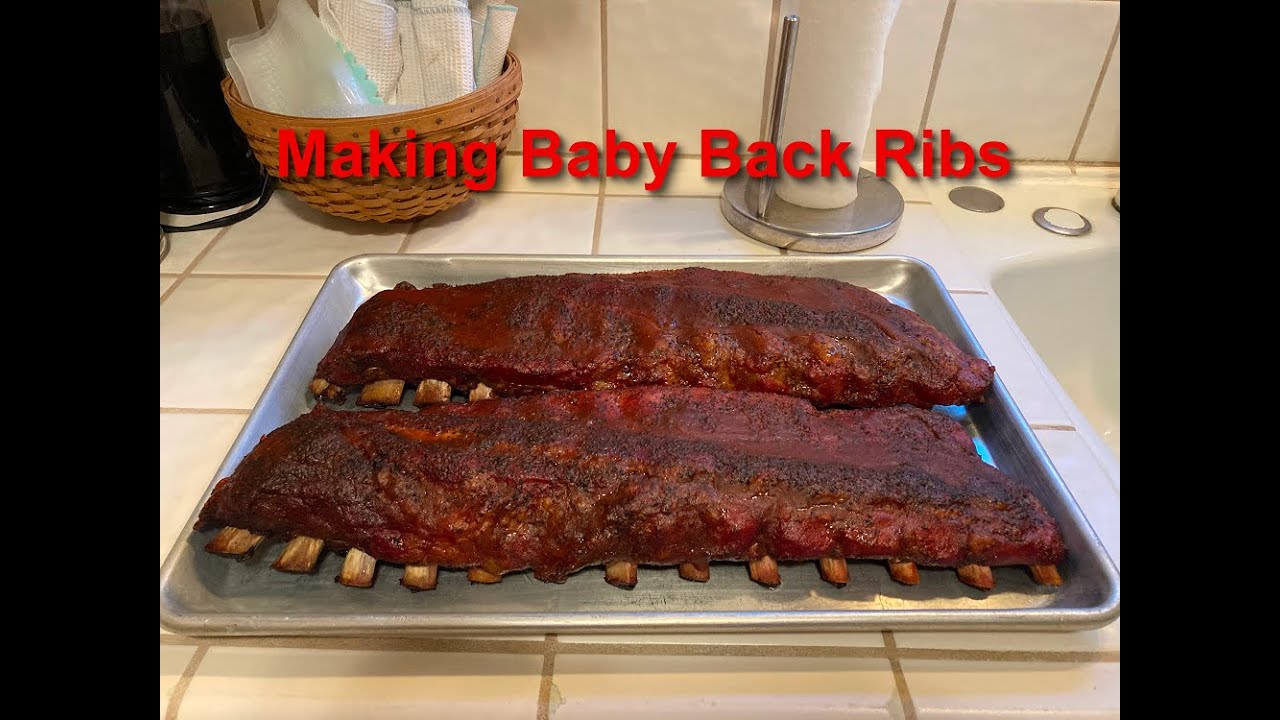 Making baby back ribs - YouTube