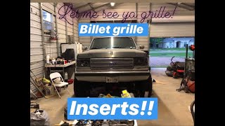 OBS Ford billet grille inserts (bricknose) DIY