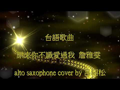 #原來你不識愛過我#台語歌曲#詹雅雯#薩克斯風演奏#F#alto-saxophone#感謝欣賞闔家幸福安康#