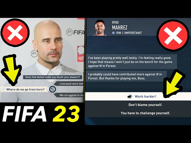 FIFA 23 Player Career Mode - Fans FUME as basic features remain BROKEN