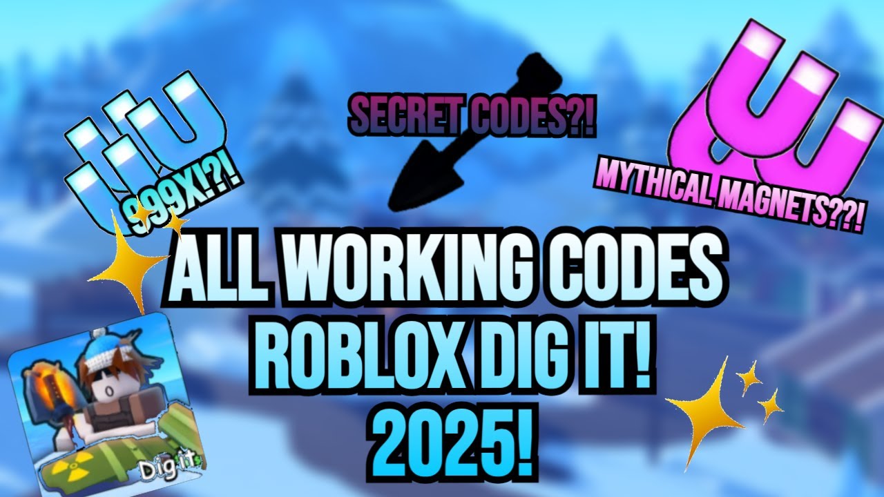 Roblox DIG IT ALL NEW CODES 2025🤩! ENTER THEM QUICK! BEFORE THEY EXPIRE ...