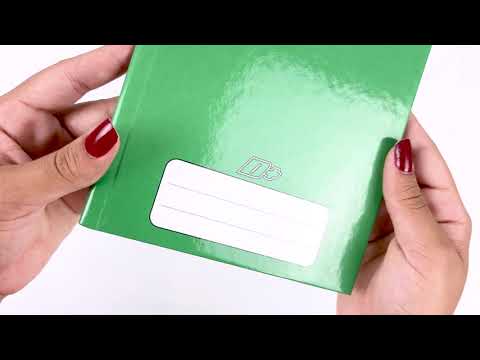 Caderno Brochura Capa Dura 1/4 D+ Verde