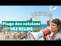 On ramassage les dchets sur la plage des catalans