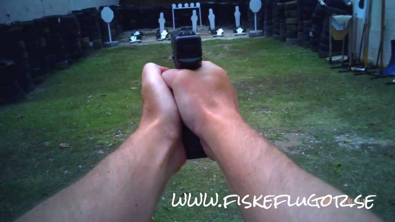 Caliber 45 Shooting targets at 15 yards. - YouTube