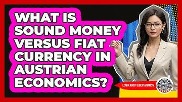What Is Sound Money Versus Fiat Currency In Austrian Economics? - Learn About Libertarianism