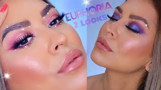 EUPHORIA &quot;Maddy&quot; Inspired Makeup | 2 Looks