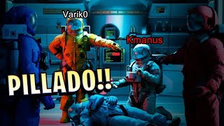 PILLANDO A KMANU88 CON LAS MANOS EN LA MASA! TRIPULANTIK0 OP! | Among Us by Varik0 4,062 views 3 years ago 8 minutes, 12 seconds