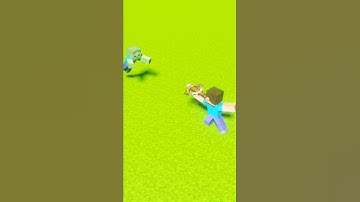 3D Minecraft Animation part 18 #shorts #3d #animation #minecraft  #steve #crossbow #zombie