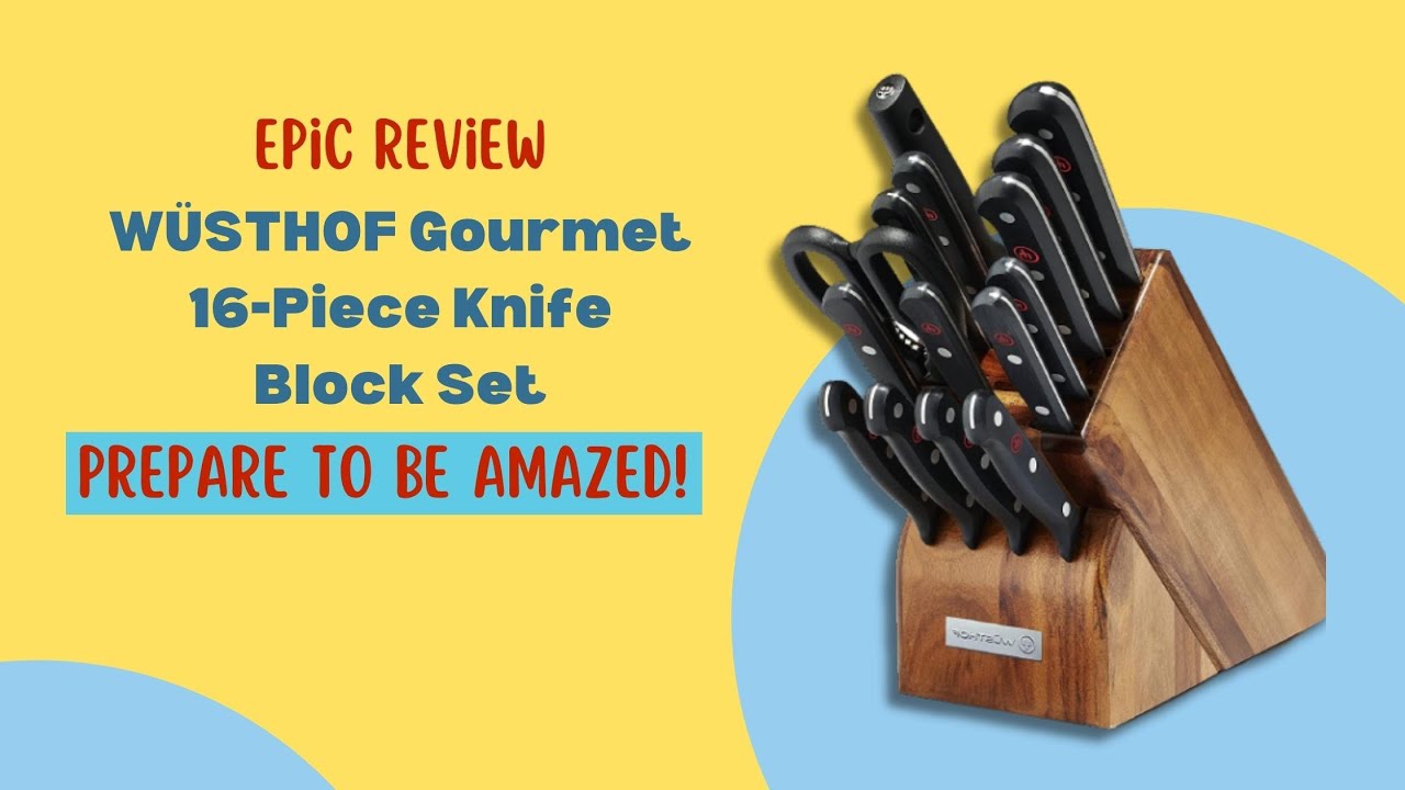 Wusthof Classic 16 Piece Knife Set - Acacia Block