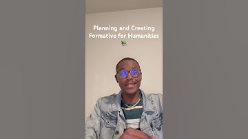 Planning and Creating Formative for Humanities 📚
