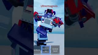 New Update Roblox Transformers