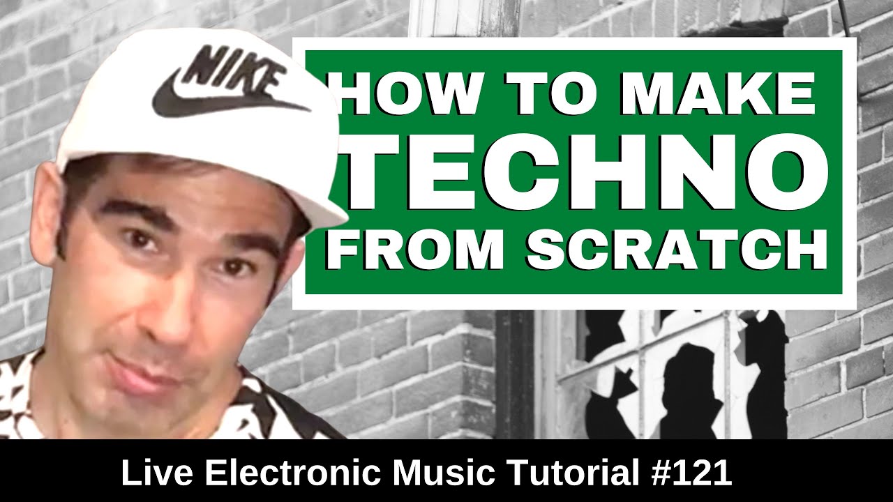 How to techno from scratch + Logic pro X template | Live Electronic Music Tutorial 