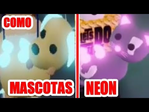 Como Tener Mascotas Neon Y Nuevos Juguetes Para Mascotas Actualizacion Adopt Me Youtube - imagenes de roblox adopt me mascotas neon