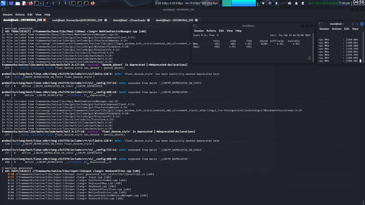 Compiling Android Open Source Project to ab Emulator Part 6 - YouTube
