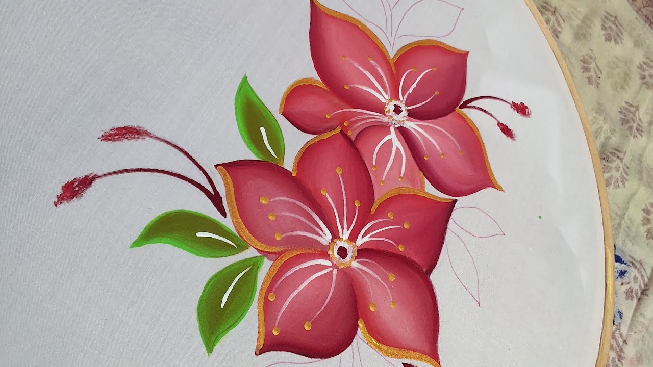 Learn To Paint shadow flower