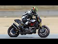 2022 Indian FTR R Carbon on the track at Laguna Seca