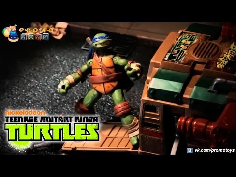TMNT мультфильм-комикс из фигурок черепашек ниндзя