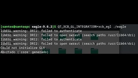 Solucion a [libEGL warning: DRI2: failed to open swrast (....] Eagle Autodesk en Manjaro,Arch,etc