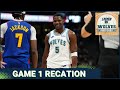 Locked on wolves postcast twolves stun denver nuggets win game 1 10699