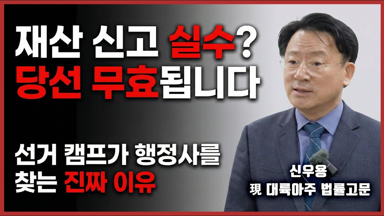 "실수하면 당선 무효?" 선거 캠프가 행정사를 애타게 찾는 이유