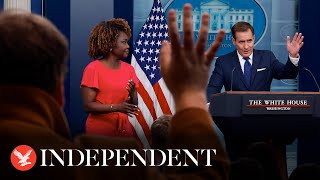 Watch again: White House briefing with Karine Jean-Pierre