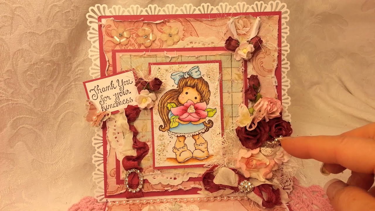 Magnolia Tilda Thank You Easel Card altered state of consciousness